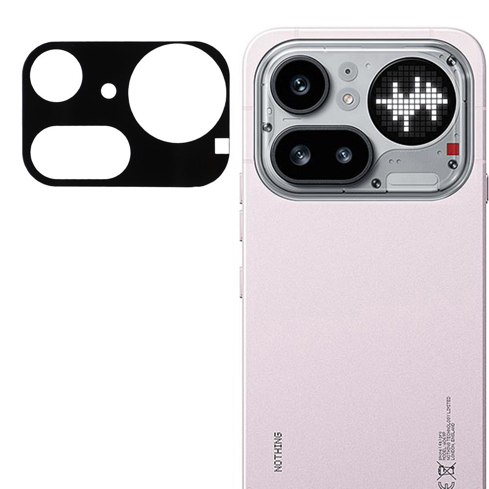 Techsuit beschermfolie voor Nothing Phone (4a) Pro, gehard glas, zwart