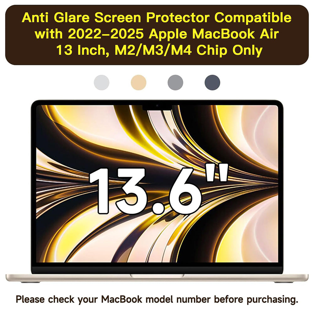 Matte Anti Blue Light Techsuit VisionProX schermbeschermfolie voor Apple MacBook Air M3 13inch (2024), Plastic