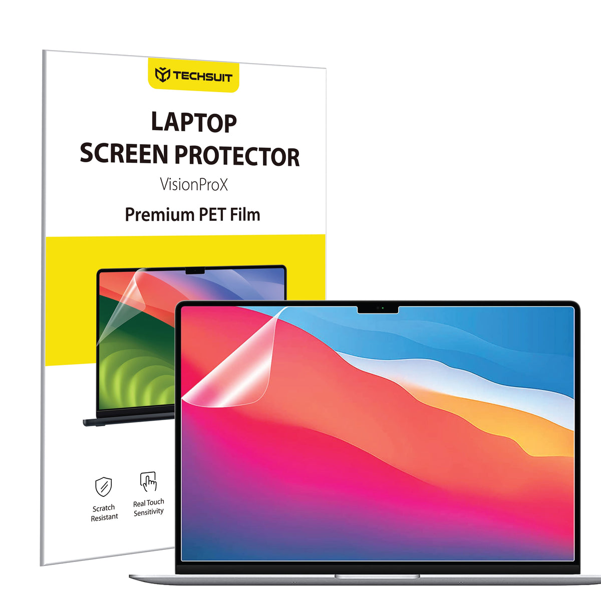 Matte Anti Blue Light Techsuit VisionProX schermbeschermfolie voor Apple MacBook Pro 14 inch (2026) / (2025) / (2024) / (2023), plastic