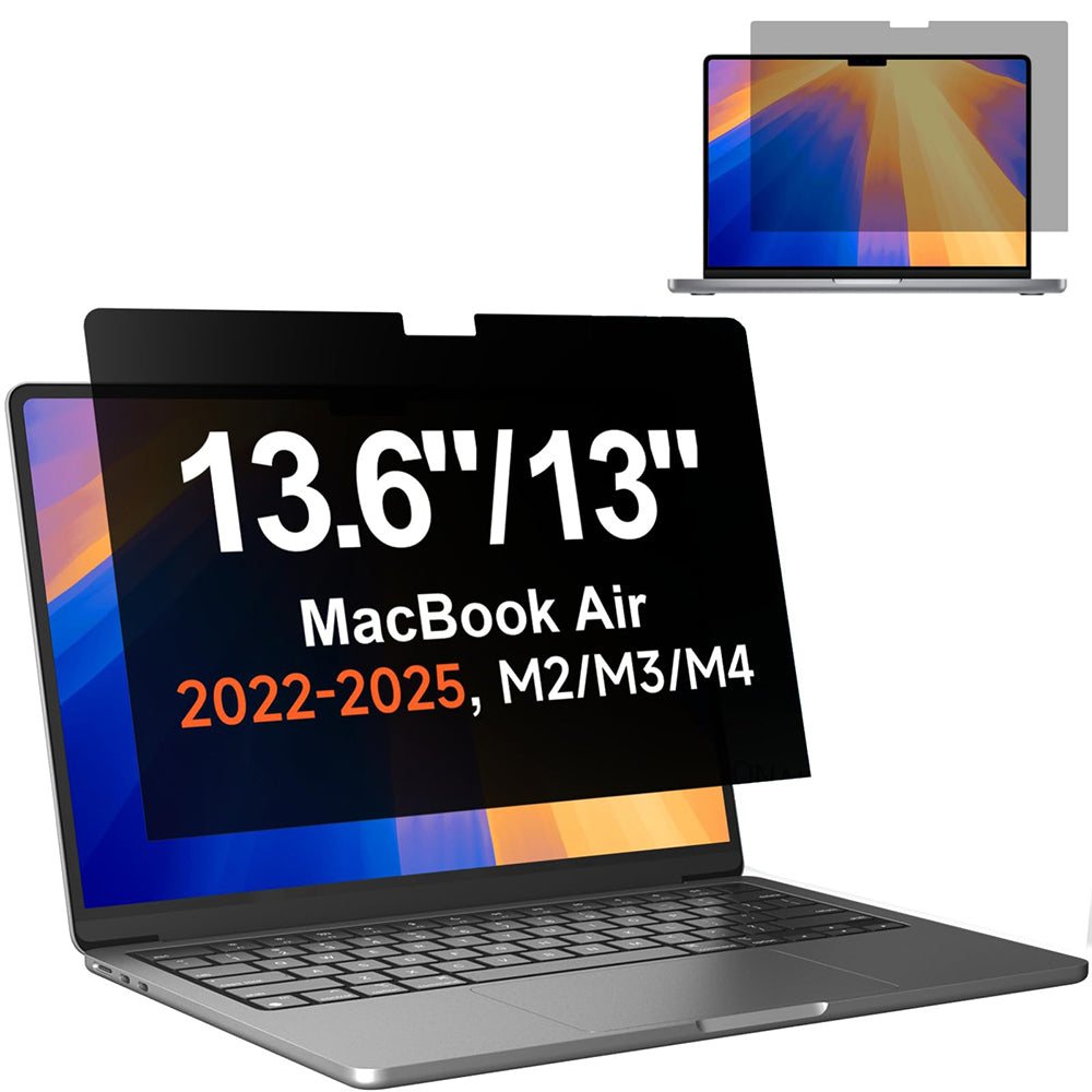 Privacy-schermfolie Techsuit VisionProX voor Apple MacBook Air M4 13inch (2025), Plastic