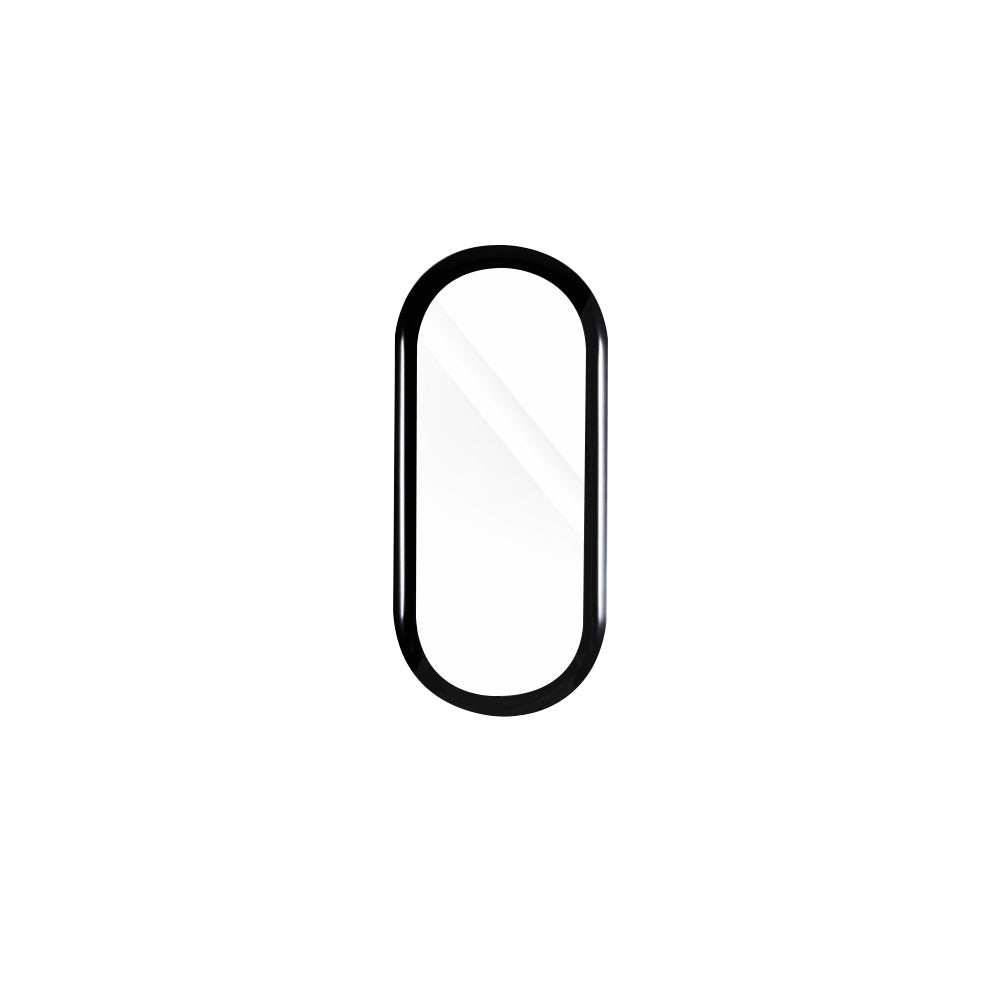 Beschermfolie Techsuit Nano Flex voor Xiaomi Smart Band 8, Set van 2 stuks, Plastic, Zwart
