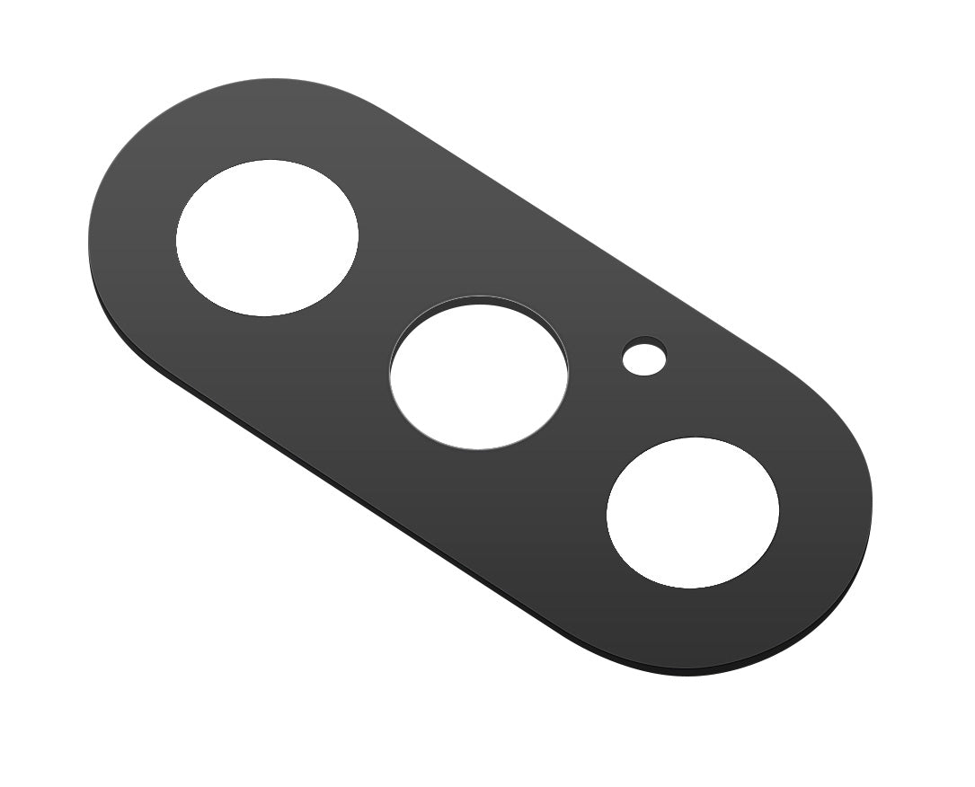 Cameraglas achterkant Apple iPhone XS/X, zwart