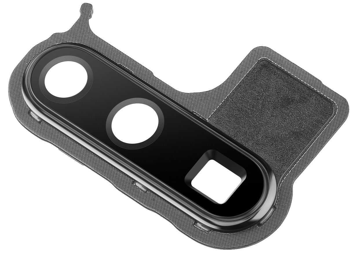 Achtercamera Glas Huawei P30 Pro, met Frame, Zwart