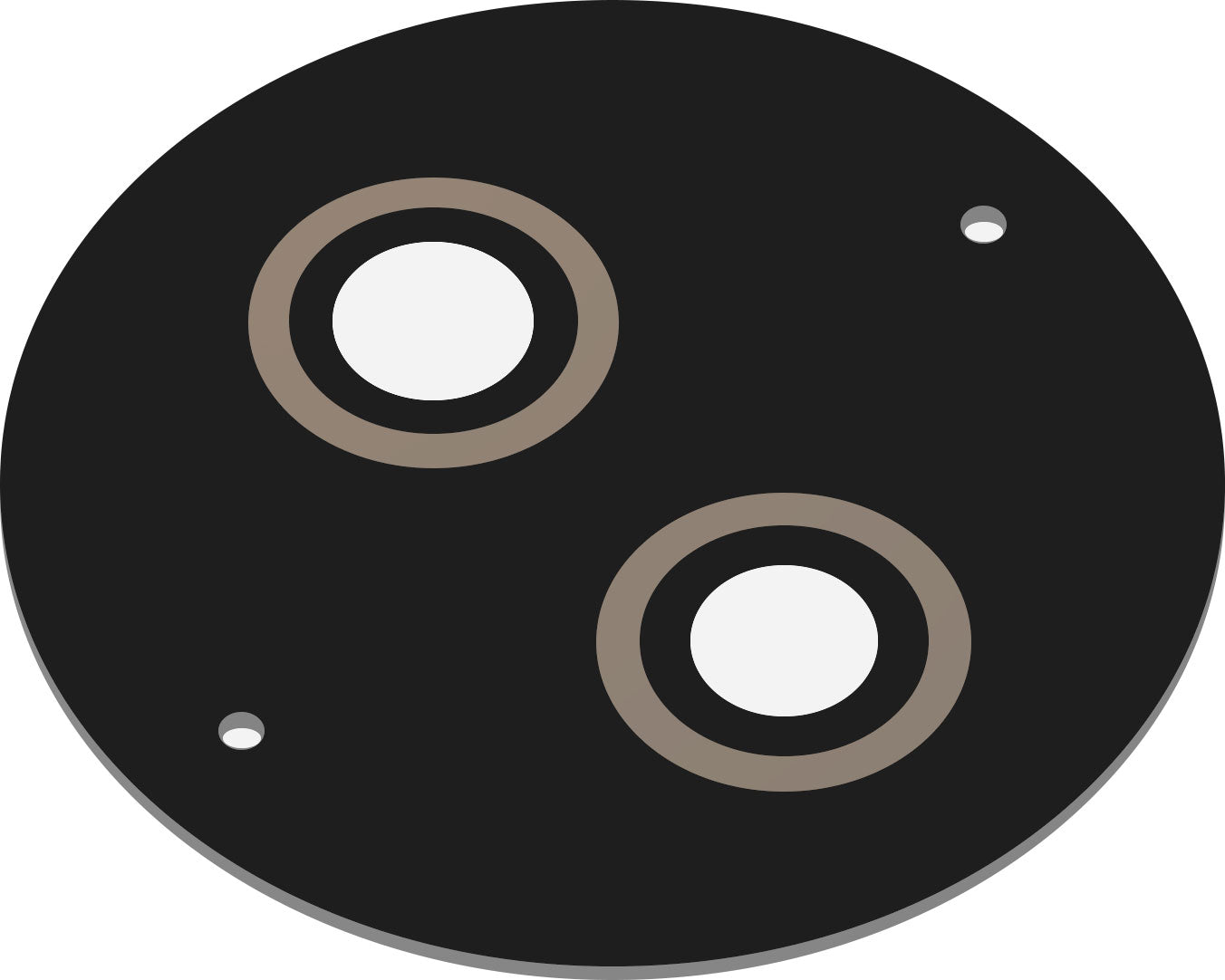 Achterste cameralens voor HMD 110 / Nokia 110 (2024), Zwart