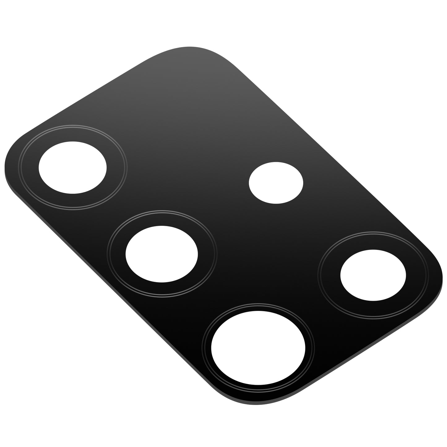 Cameraglas achterkant Samsung Galaxy A71 A715, zwart, Service Pack GH64-07655A