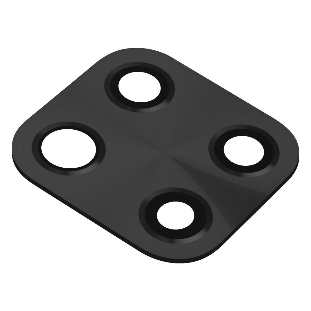 Achtercamera glas Xiaomi Redmi 10C, Zwart