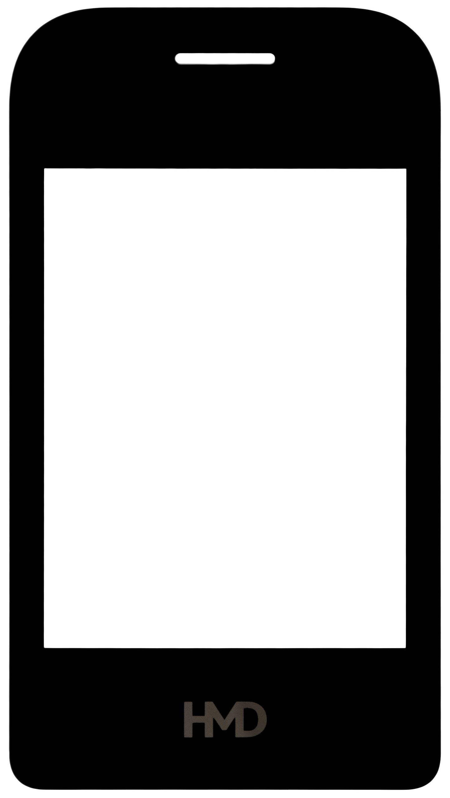 LCD-displaymodule voor HMD 2660 Flip, Zwart