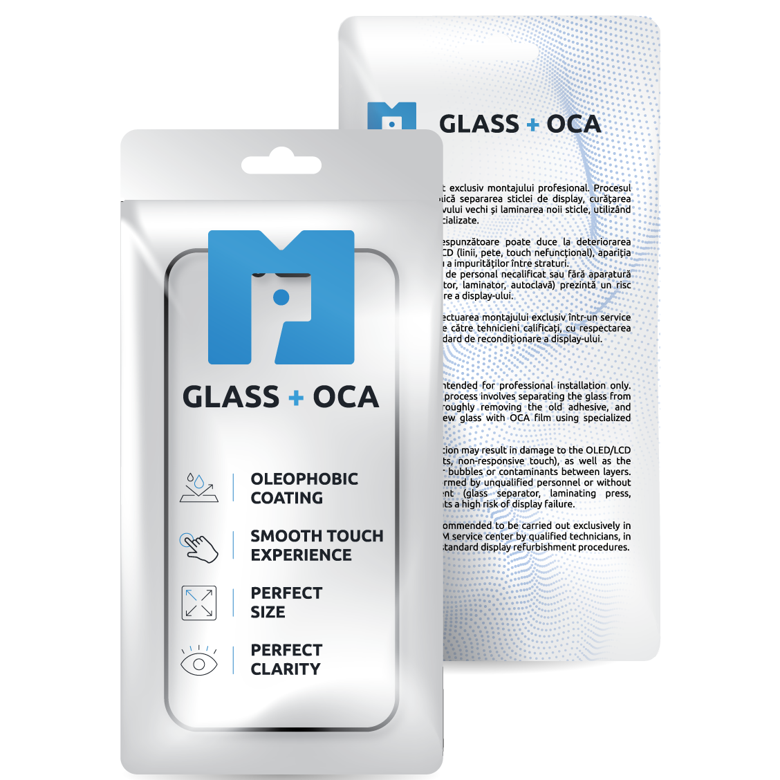 Screen Glass + OCA MP compatible with Apple iPhone XS Max, Black