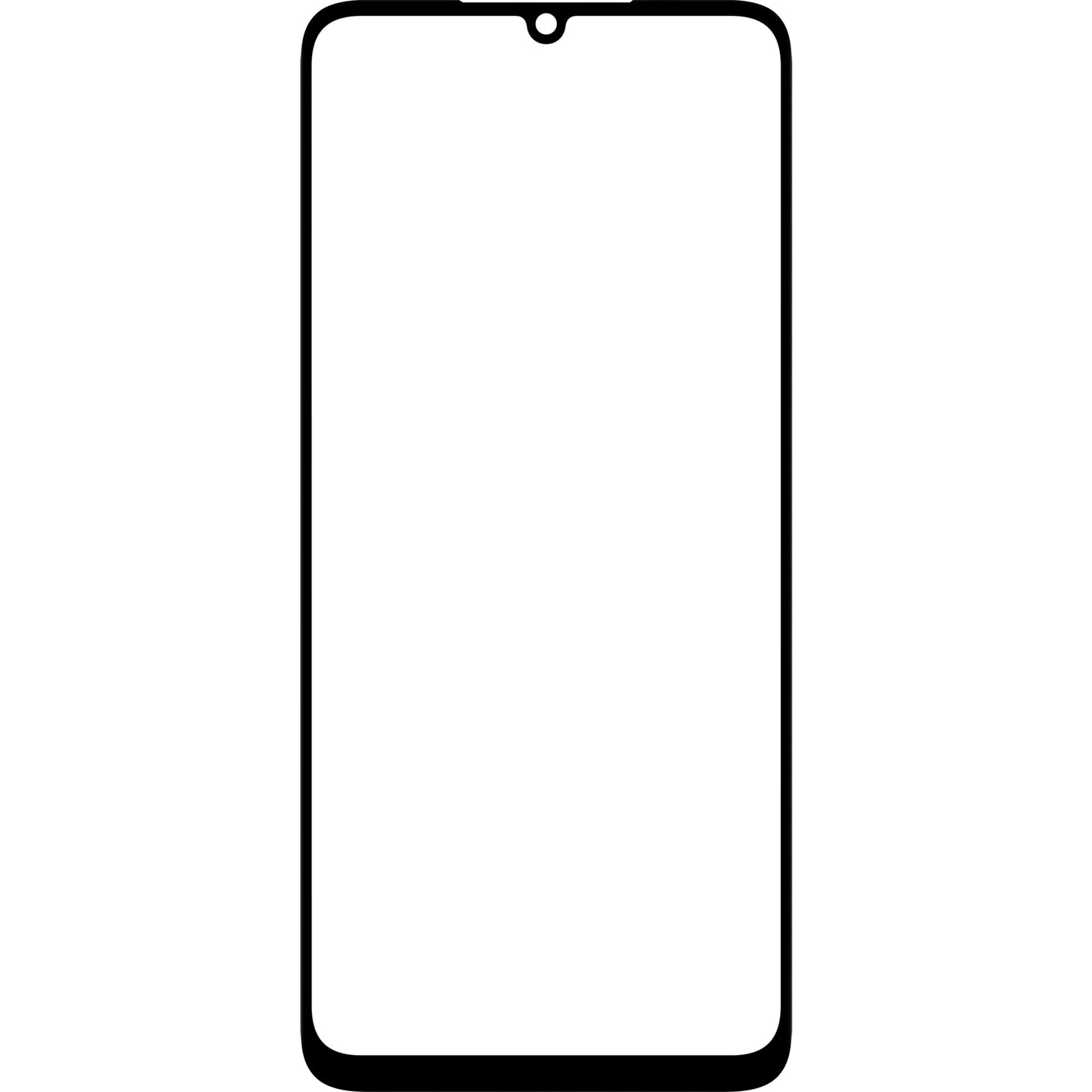 Schermglas + OCA Forward Shield voor Samsung Galaxy A05 A055, Zwart