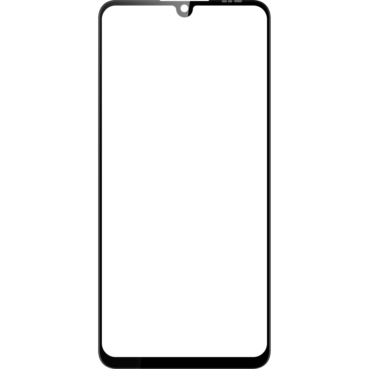 Schermglas + OCA Forward Shield voor Huawei P30 lite, Zwart