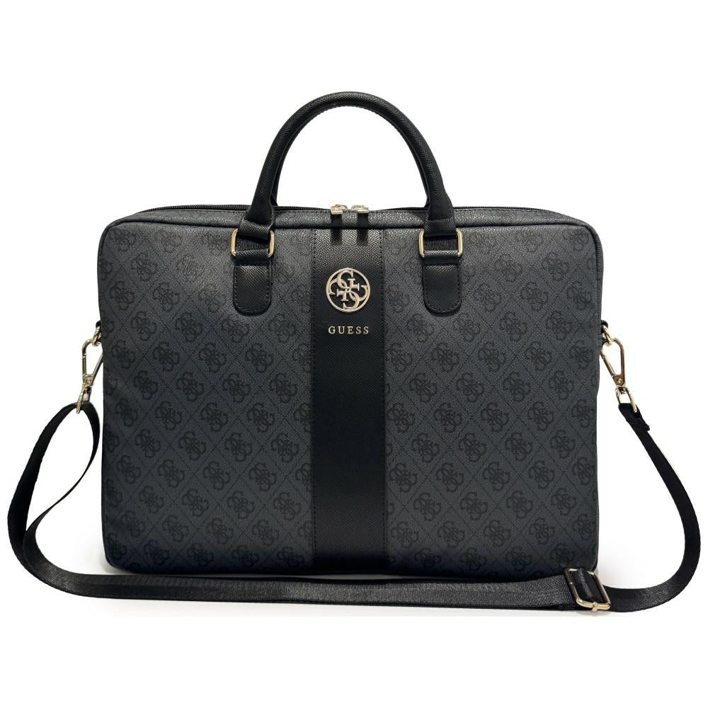 Guess 4G Round Classic Logo Tas voor 16 inch Laptop, Zwart