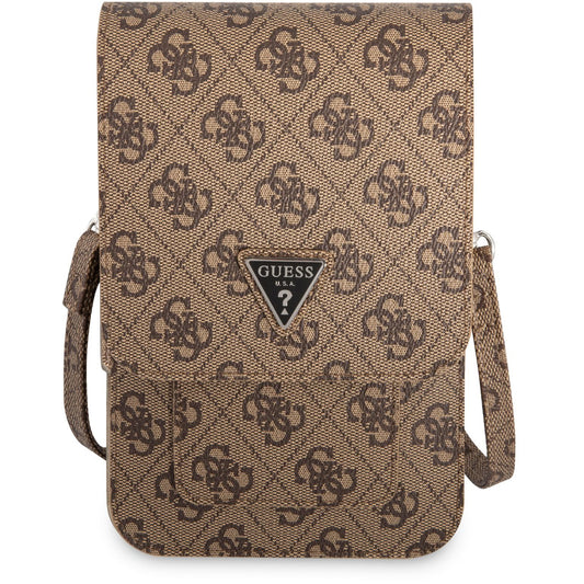 Universele Telefoontas, Guess, 4G Triangle Logo, Bruin