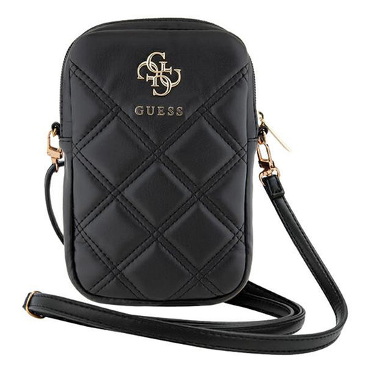 Universele Telefoontas, Guess, Quilted 4G, Zwart