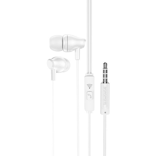 Handsfree 3,5 mm oortelefoon BM61 Wanderer, Wit