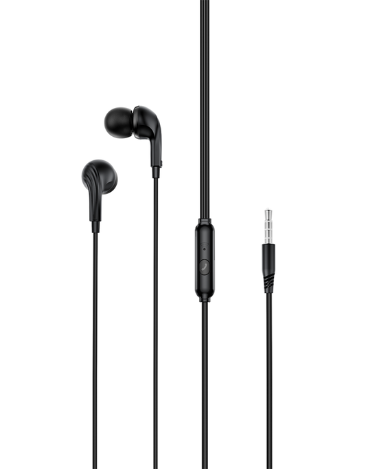 Handsfree 3.5mm XO Design EP86, Zwart