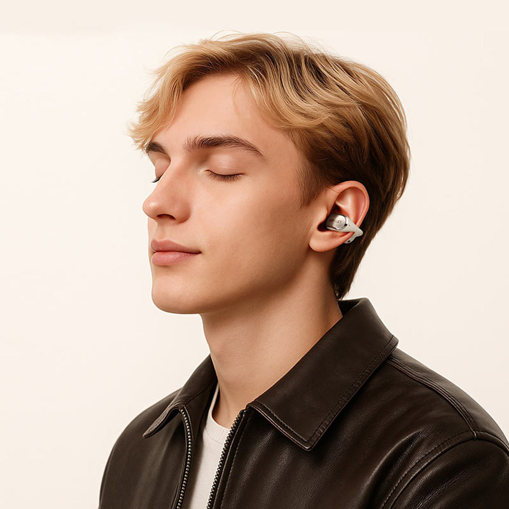 Handsfree Bluetooth Acefast Aceclip Pro, TWS, Wit