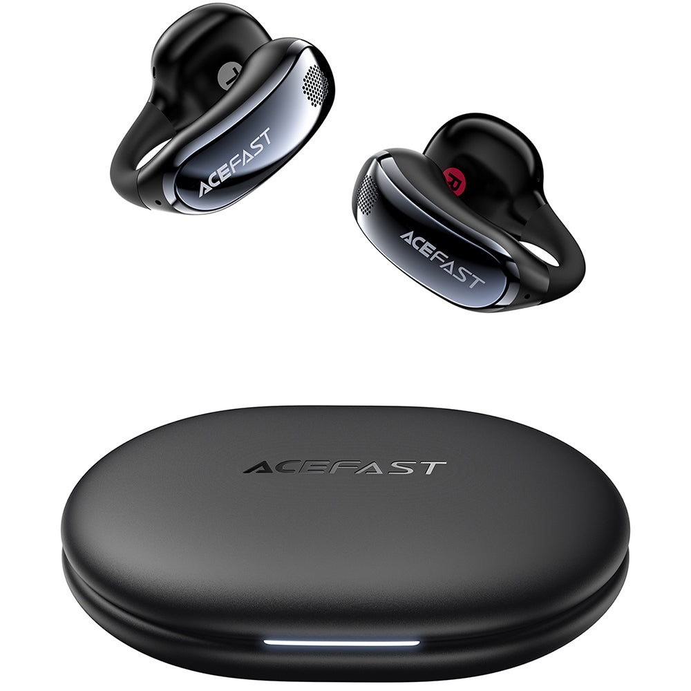 Handsfree Bluetooth Acefast Aceclip Pro, TWS, Zwart