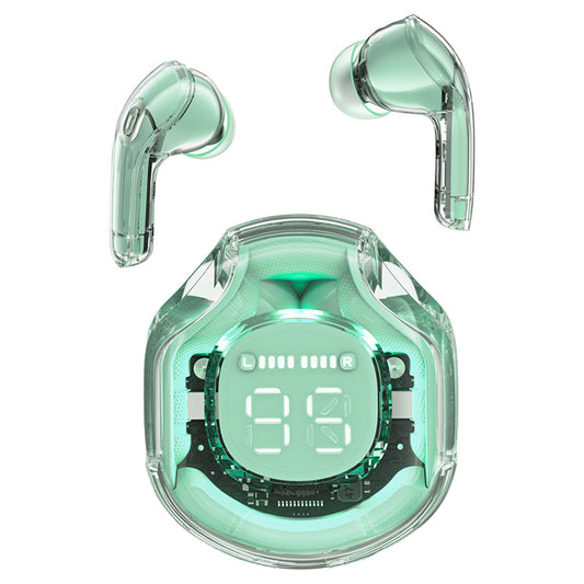 Handsfree Bluetooth Acefast T8, TWS, Groen