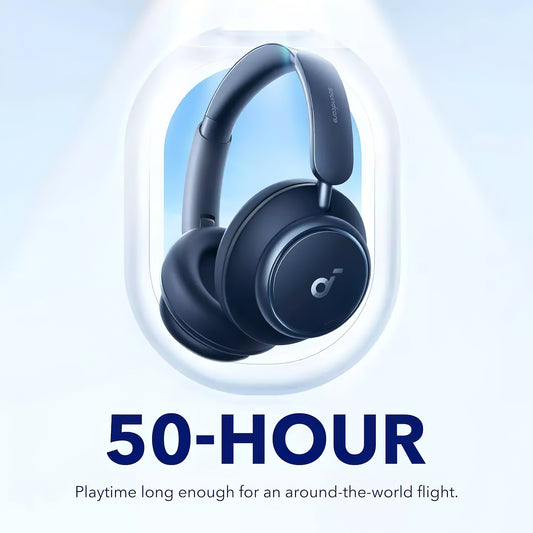Anker SoundCore Space Q45 Bluetooth Handsfree, Multipoint, A2DP, ANC, Blauw A3040G31