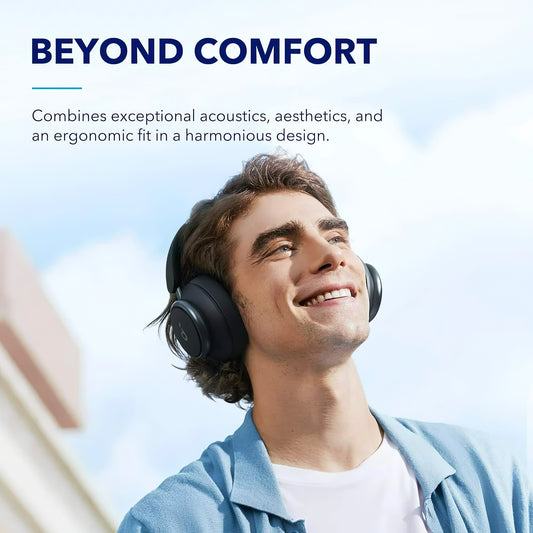 Bluetooth Handsfree Anker SoundCore Space Q45, Multipoint, A2DP, ANC, Zwart A3040G11