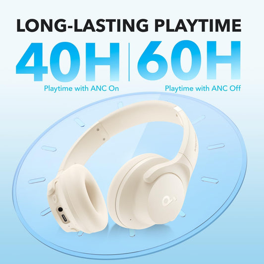 Handsfree Bluetooth Anker SoundCore Life Q20i, MultiPoint, A2DP, ANC, Wit A3004G21