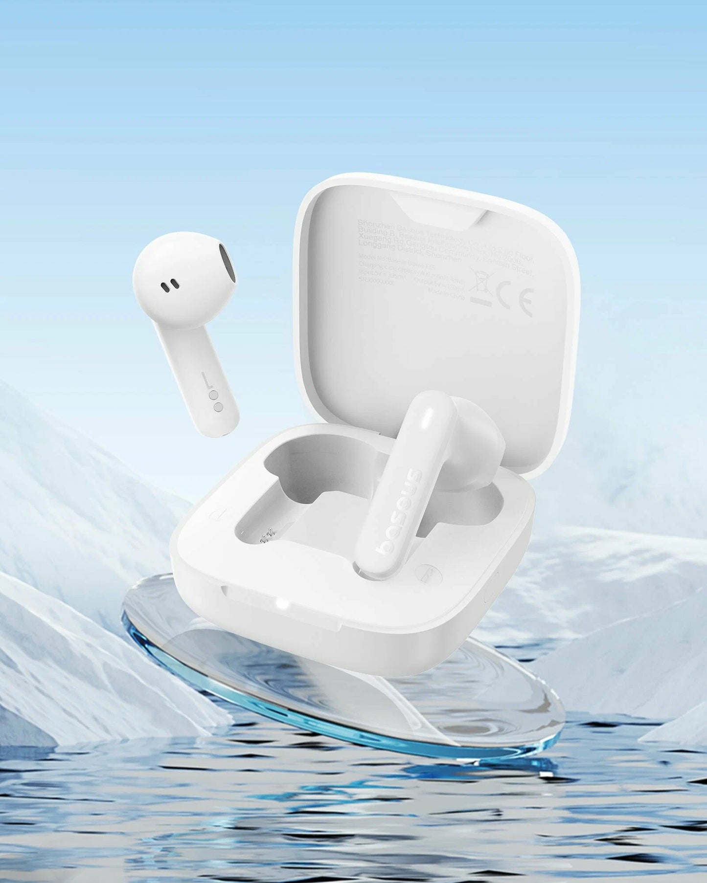 Handsfree Bluetooth Baseus Bowie E16, TWS, Wit A00061900223-00