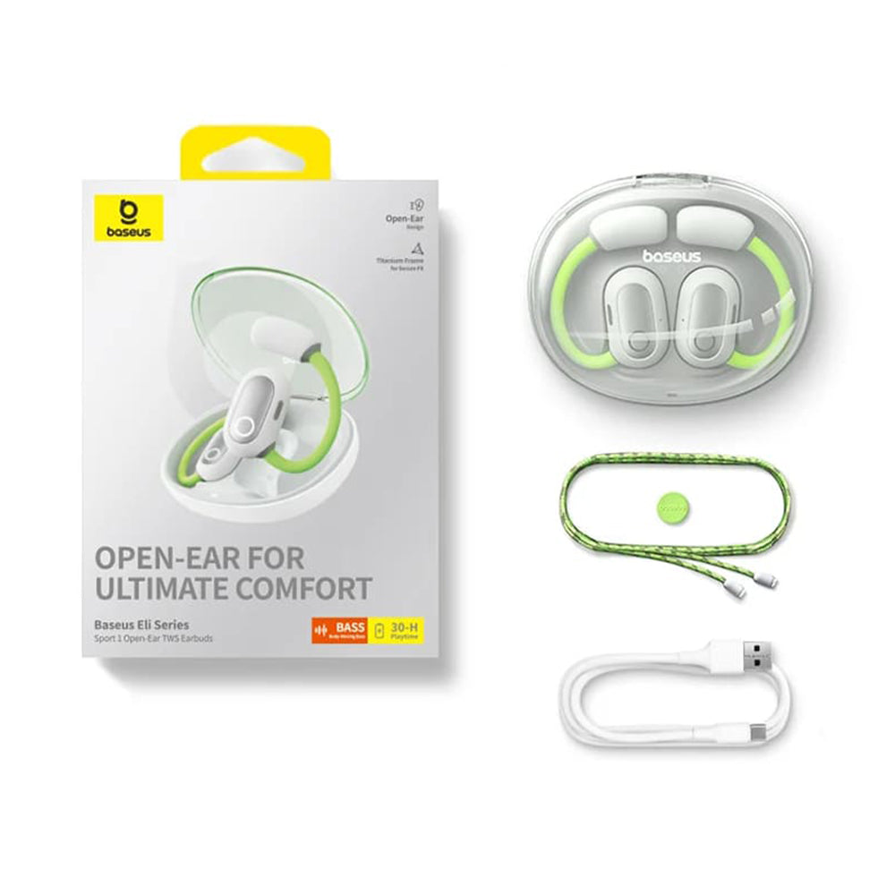 Handsfree Bluetooth Baseus PM20A, TWS, Groen A00064400641-00