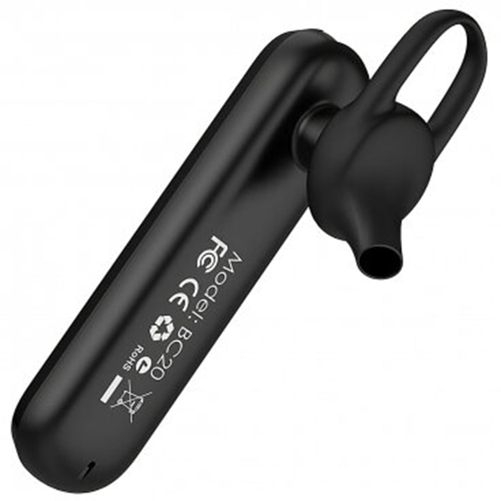 Handsfree Bluetooth Borofone BC20 Smart Business, A2DP, Zwart