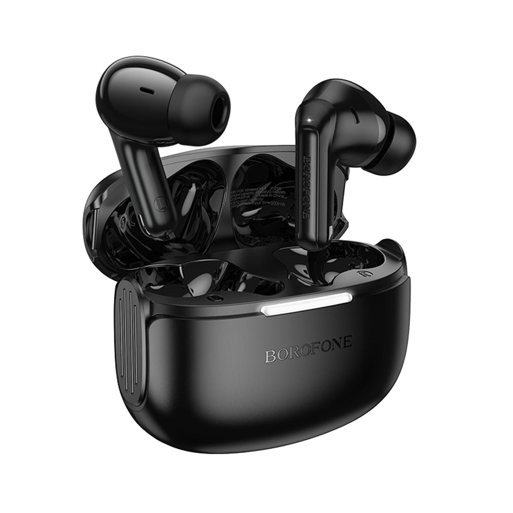 Handsfree Bluetooth Borofone FQ9 Peaceful, TWS, Zwart