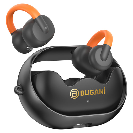 Handsfree Bluetooth Bugani Clip B21, TWS, Zwart