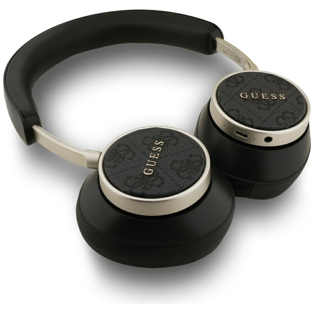 Handsfree Bluetooth Guess 4G Classic Logo, A2DP, Zwart