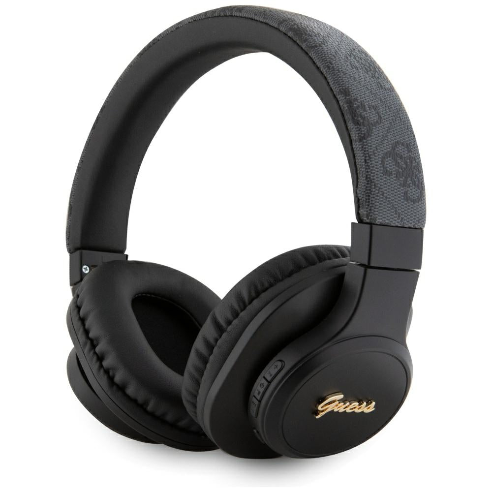 Handsfree Bluetooth Guess 4G Tone on Tone Script Logo, A2DP, Zwart
