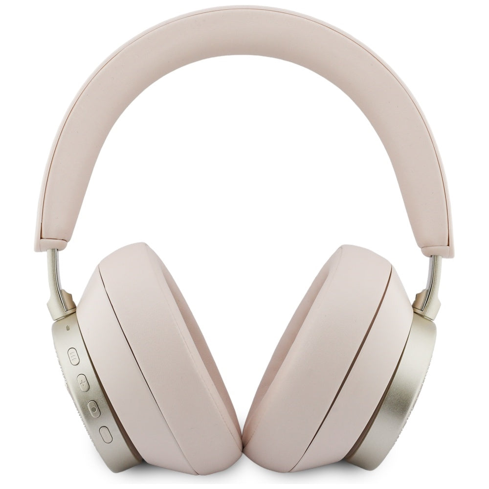 Handsfree Bluetooth Guess 4G Goud Driehoek Logo, A2DP, Roze