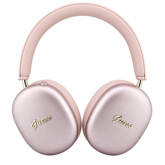 Guess Metal Script Logo Bluetooth-headset, A2DP, roze