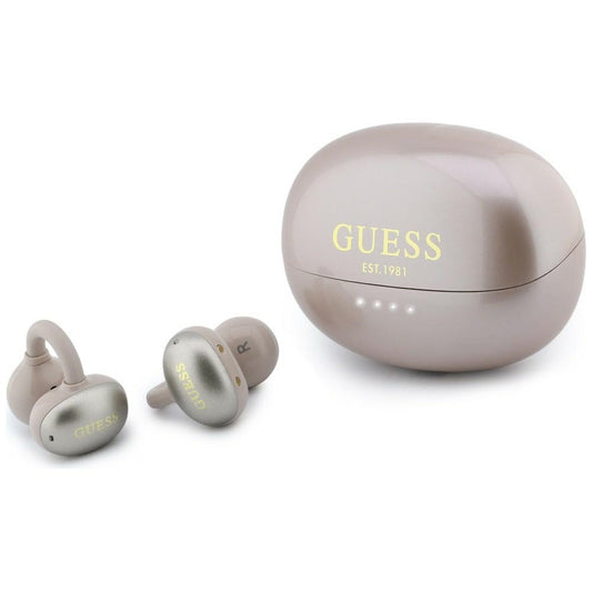 Handsfree Bluetooth Guess Metallic Finish Geëlectroplateerde Onderdelen Classic, TWS, Roze
