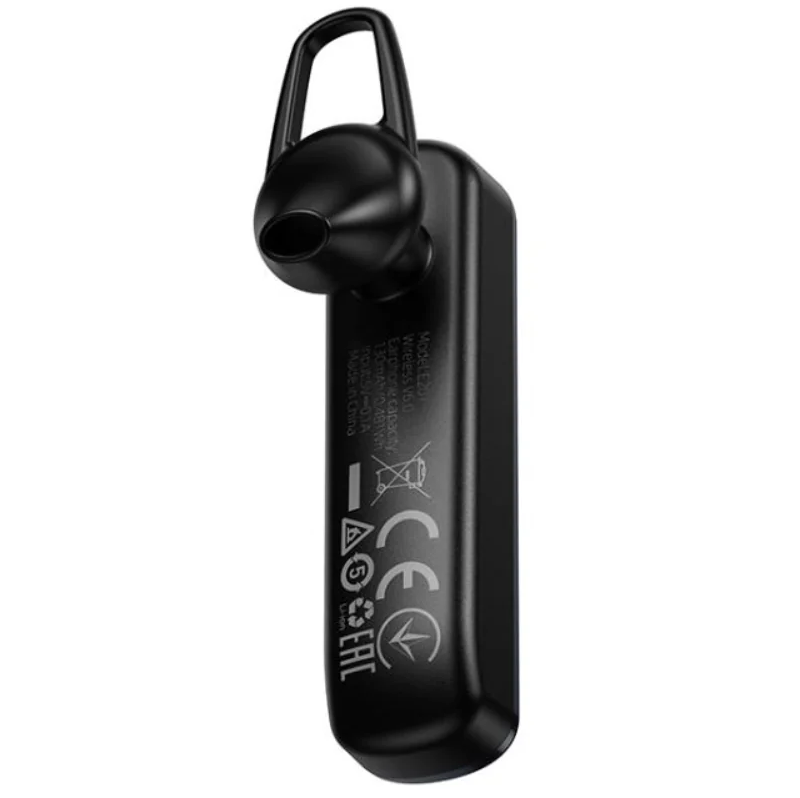 Handsfree Bluetooth HOCO E201, Zwart