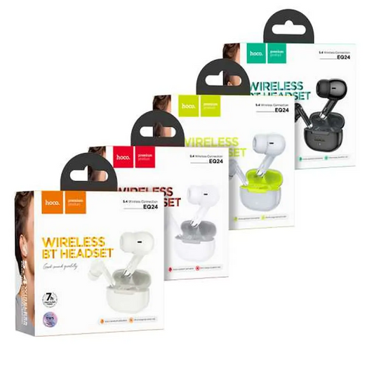 Handsfree Bluetooth HOCO EQ24, TWS, Goud