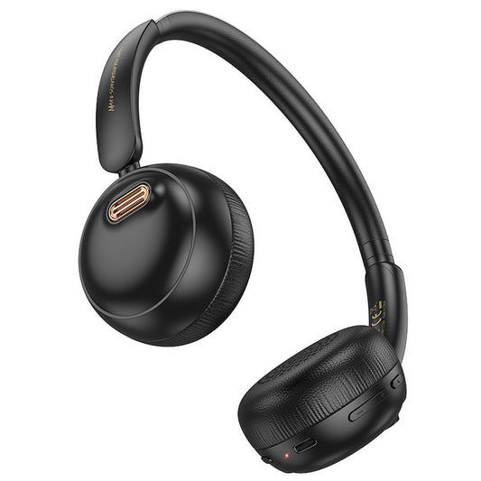 Handsfree Bluetooth HOCO W62, Zwart