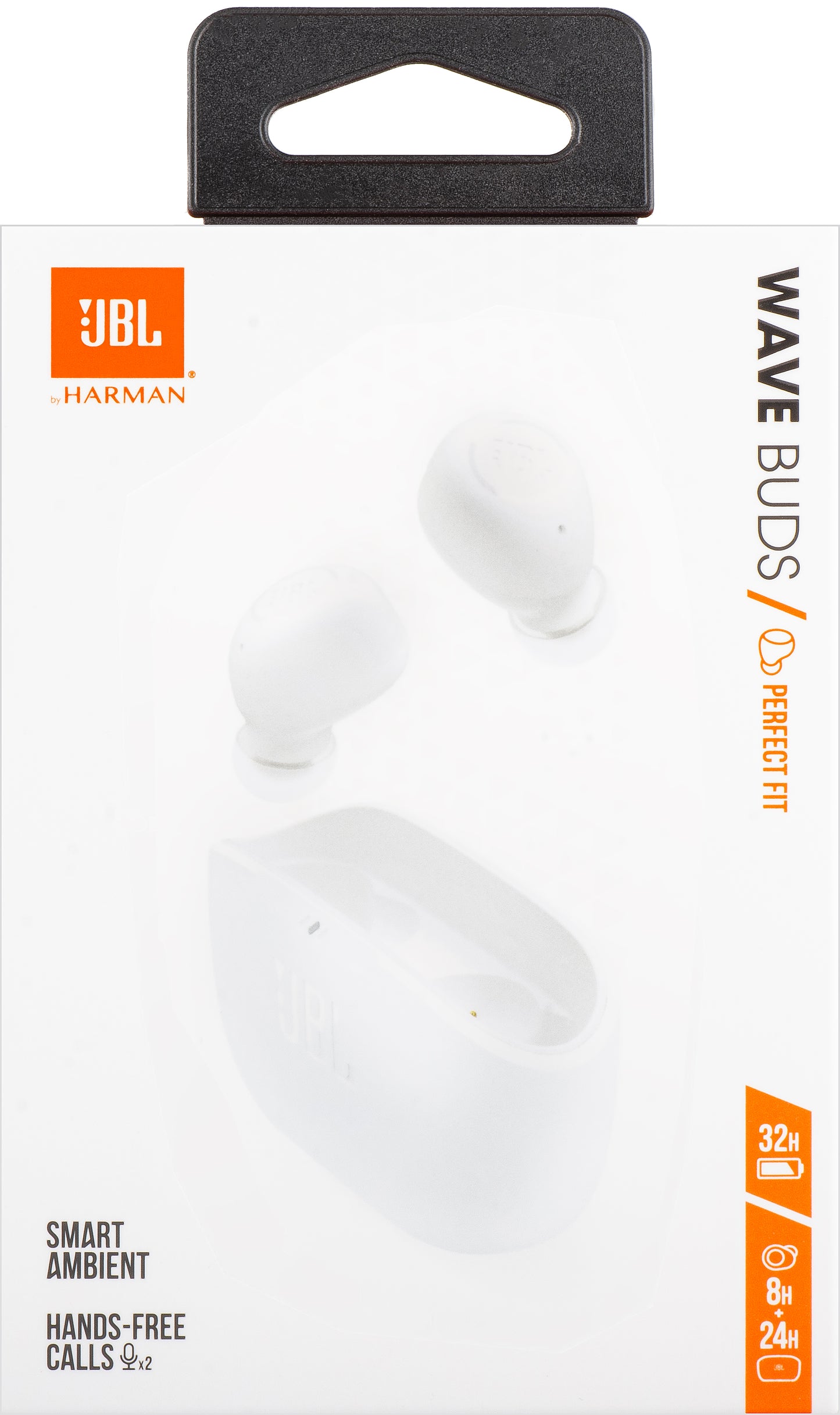 Handsfree Bluetooth JBL Wave Buds, TWS, Wit JBLWBUDSWHT