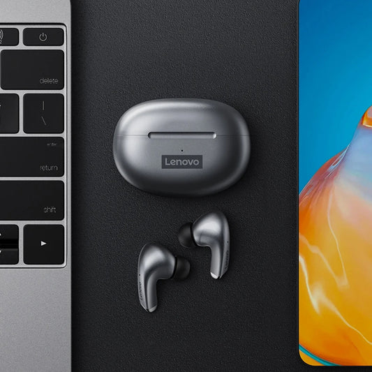 Handsfree Bluetooth Lenovo ThinkPlus LP5, TWS, Wit