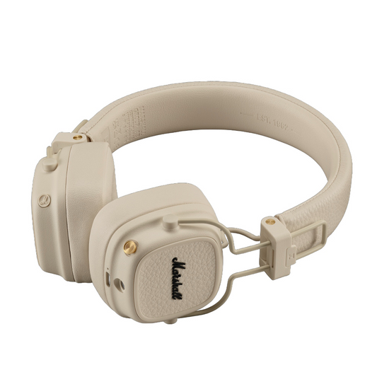 Handsfree Bluetooth Marshall Major V, A2DP, Crème, Herverpakt