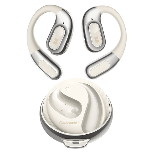 Handsfree Bluetooth Monster AC330 AI Vertaling, TWS, Wit