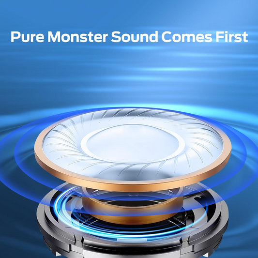 Handsfree Bluetooth Monster Aria Free, A2DP, Zwart