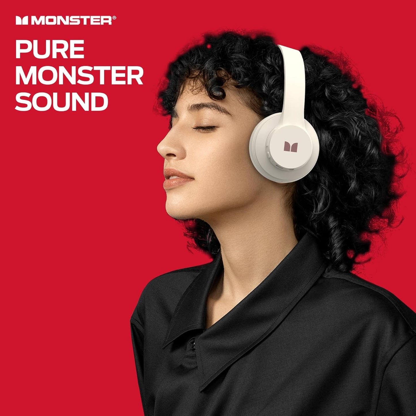 Handsfree Bluetooth Monster Mission 100, MultiPoint, A2DP, ANC, Wit
