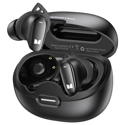 Handsfree Bluetooth Monster N-Lite 206, TWS, Zwart