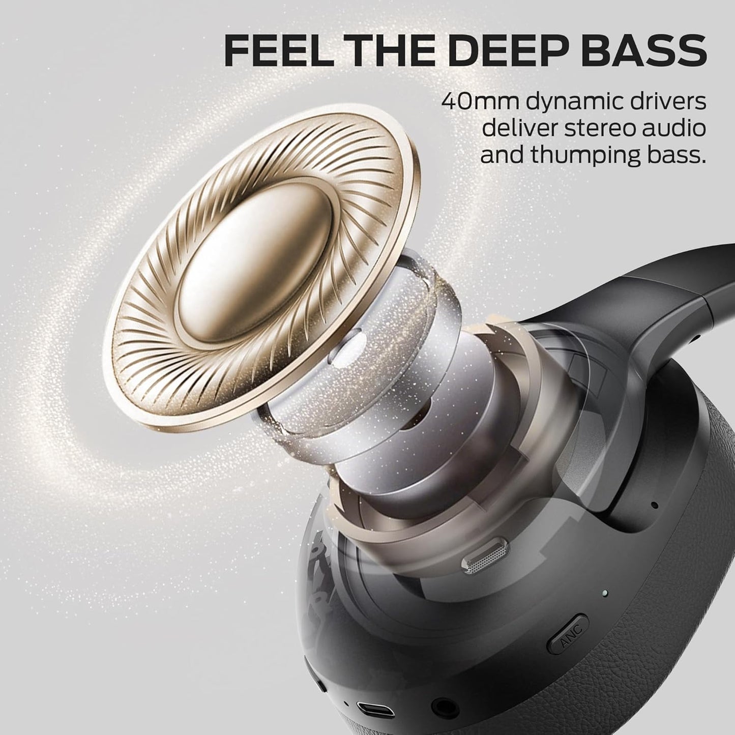 Handsfree Bluetooth Monster Persona 5th, MultiPoint, A2DP, ANC, Zwart