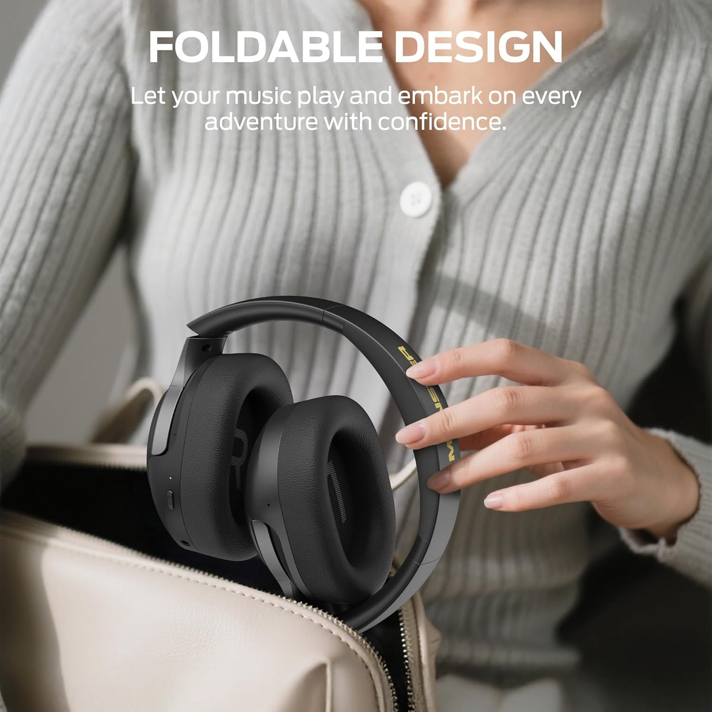 Handsfree Bluetooth Monster Persona 5th, MultiPoint, A2DP, ANC, Zwart