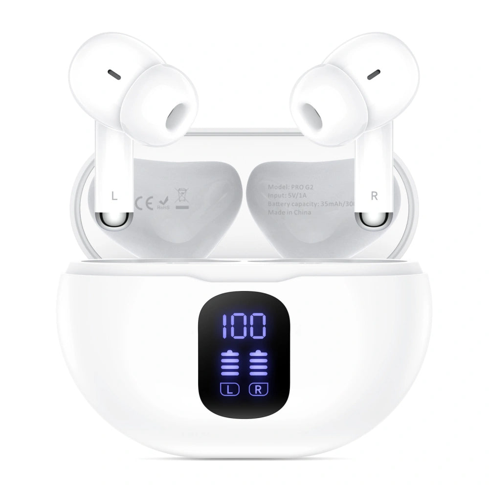 Handsfree Bluetooth Tech-Protect Ultraboost Pro G2, TWS, Wit
