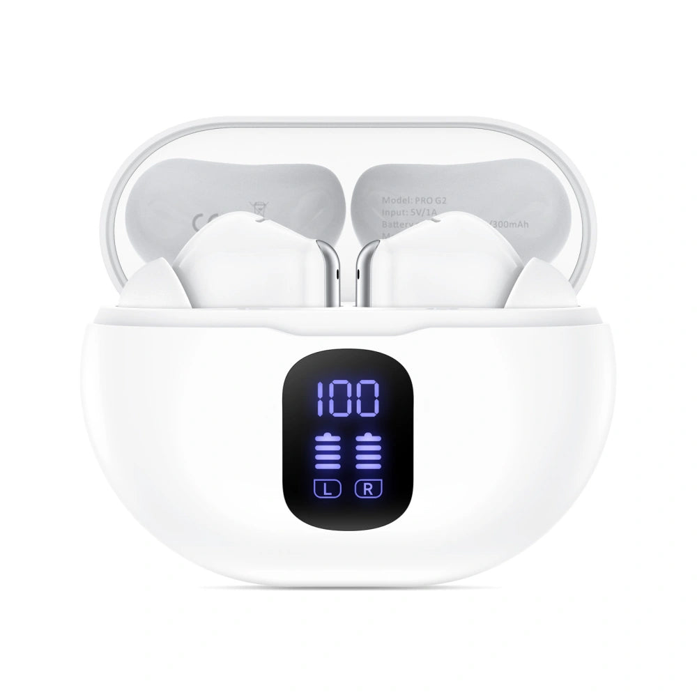 Handsfree Bluetooth Tech-Protect Ultraboost Pro G2, TWS, Wit