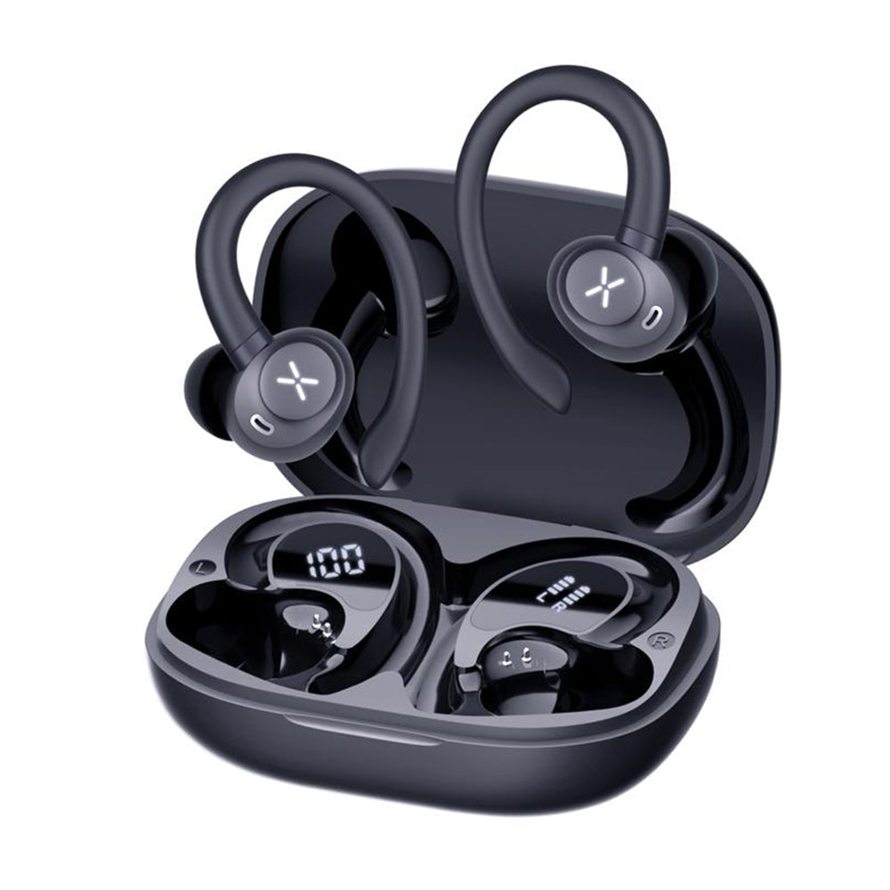 Handsfree Bluetooth Techsuit CW4 AirTune, TWS, Zwart